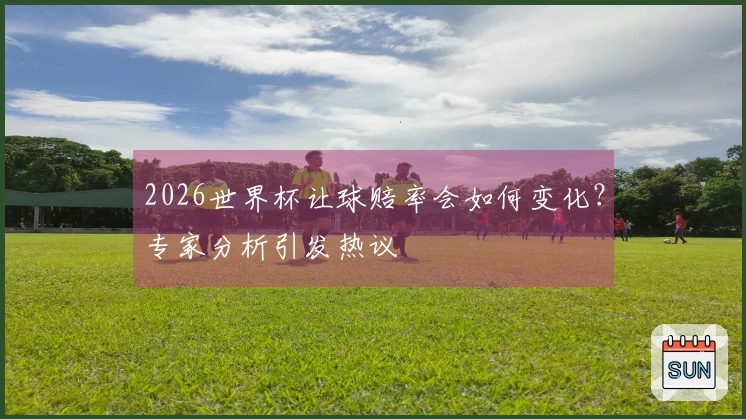2026世界杯让球赔率会如何变化？专家分析引发热议